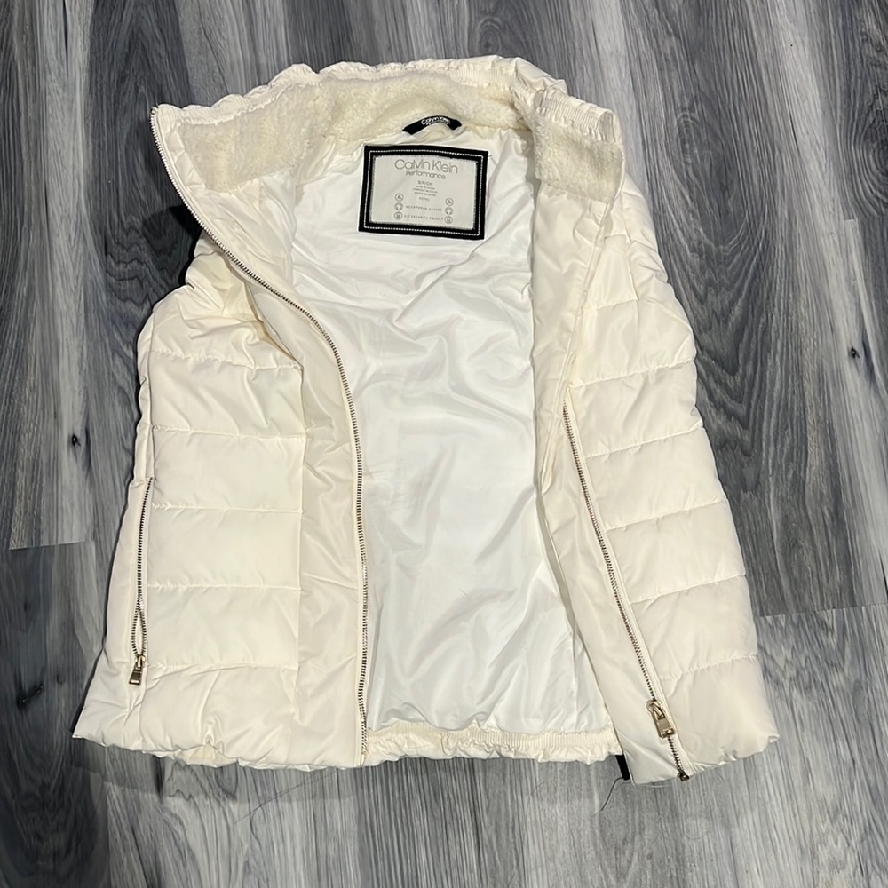 COPY - White Calvin Klein Puffer Vest